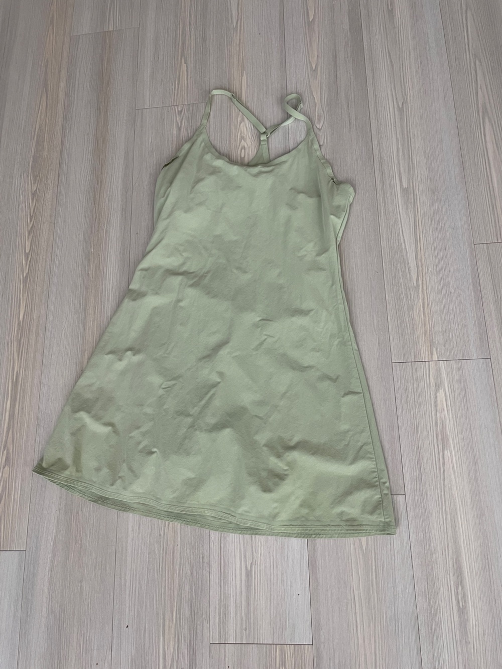 Outdoor Voices Sage Green A-Line Exercise Dress